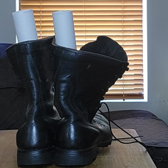 USA 1995 Altama US Military Issue Tactical Combat Boots Black Leather size 9.5 M - Picture 3 of 7